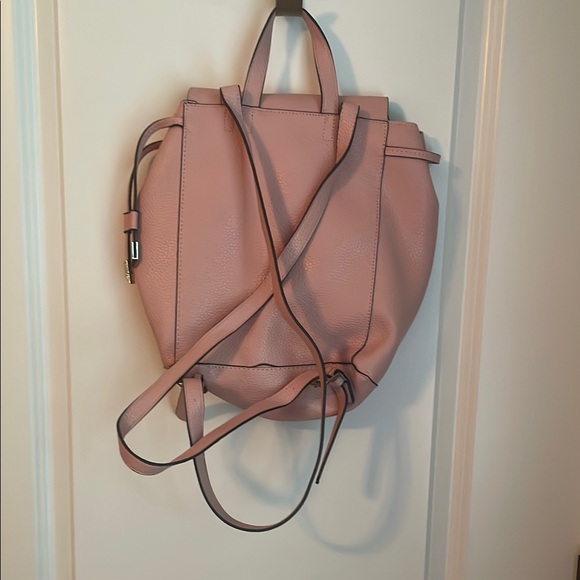 Steve Madden Pink Leather Backpack - Picture 3 of 5